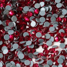 Flat back round cut glass hotfix rhinestones for T-shit decoration